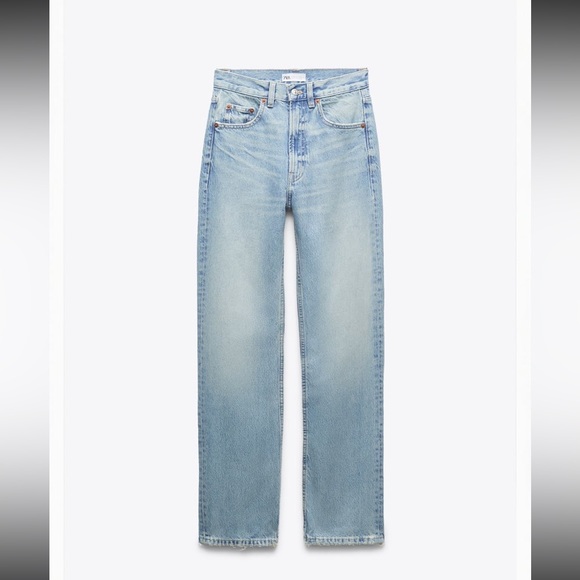 NWOT Zara straight leg jeans - Picture 1 of 8